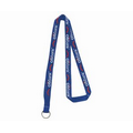 Polyester Lanyard w/ Split Ring Screen Printed-Priority (1/2"x36")